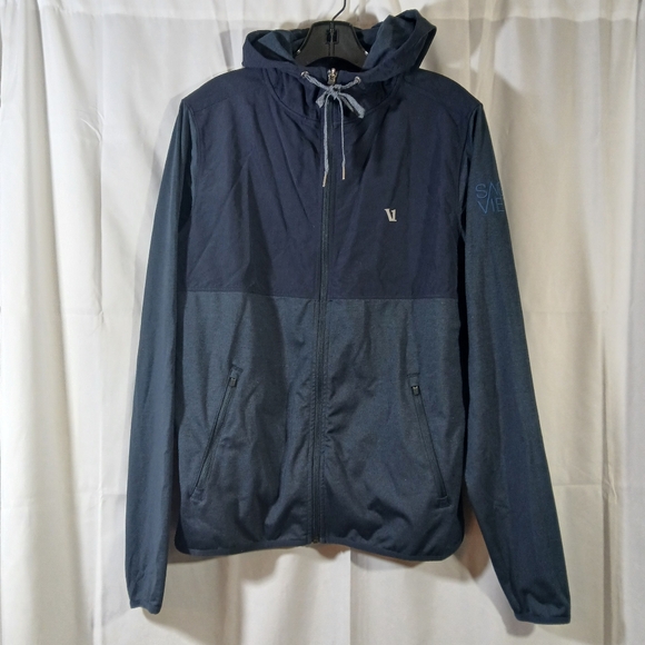 Vuori Mens Medium Sunday Element Jacket Sage View On Sleeve - Picture 2 of 13